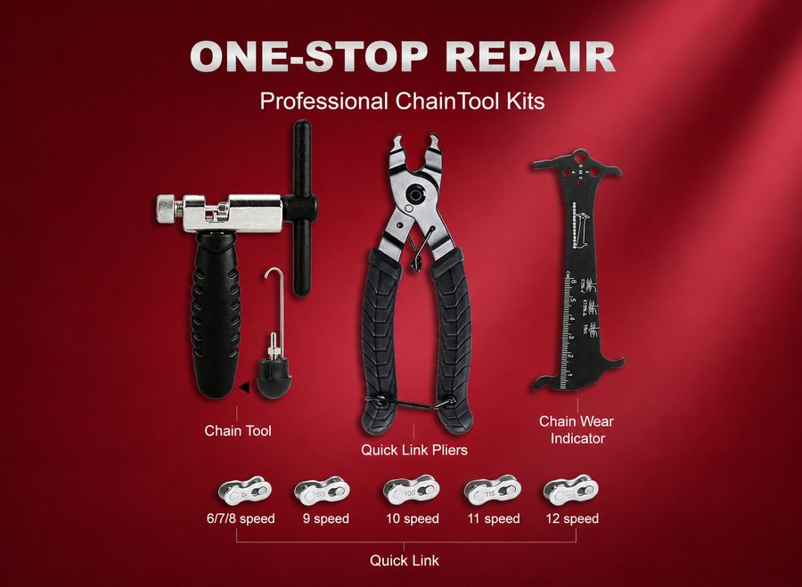 NovaSpark Drivetrain Mastery Kit — complete bike repair kit